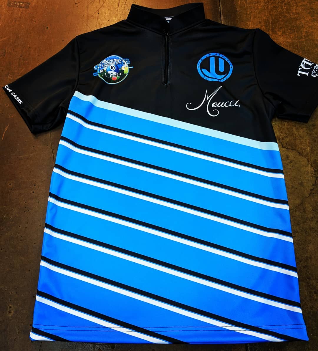 Fashionable sublimation polo shirt with unique graphics