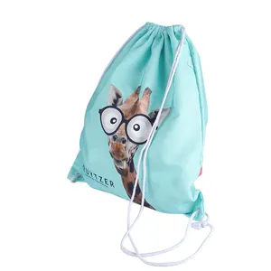 Sublimation drawstring bag with water-resistant properties