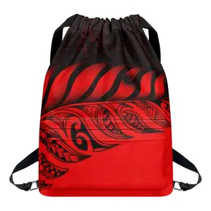 Eco-friendly sublimation drawstring backpack made of recycled materials