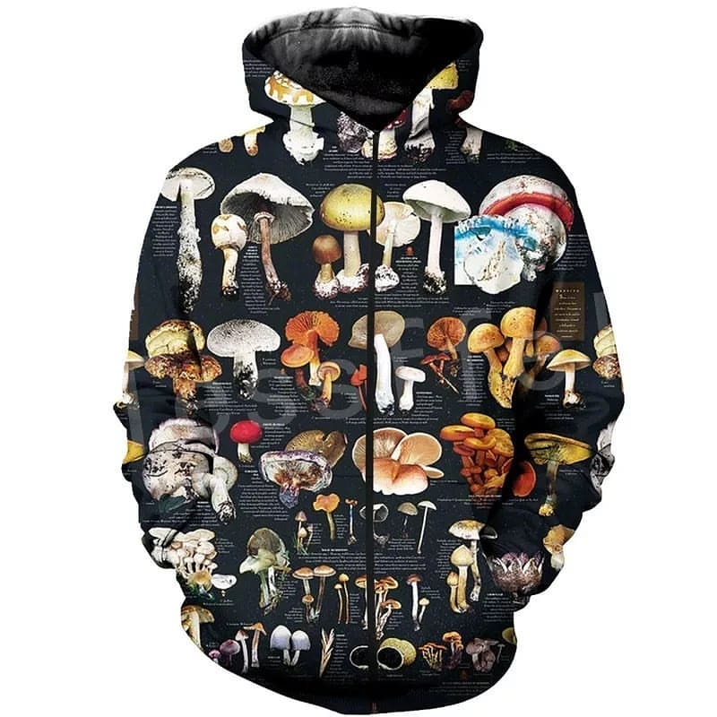 Sublimated hoodie displaying geometric shapes