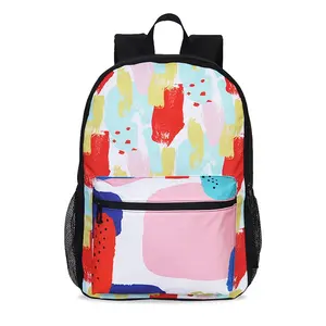 Sublimation-printed bag with abstract patterns