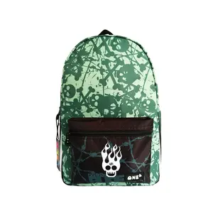 Sublimated backpack with spacious compartments