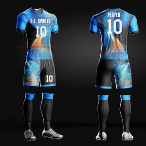 Sublimation soccer jersey featuring breathable mesh panels
