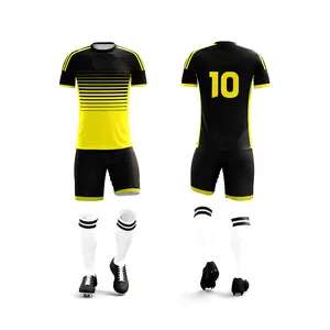 Sublimation soccer uniform made from lightweight materials