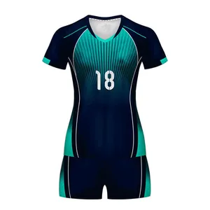 Sublimated Volleyball Uniform with Number 18